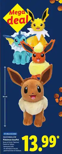 Lidl Squishmallow Pokémon Knuffel aanbieding