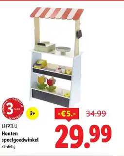 Lidl Lupilu Houten Speelgoedwinkspeelgoedwinkel aanbieding