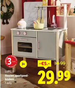 Lidl Lupilu Houten Speelgoedkeuken aanbieding