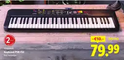 Lidl Yamaha Keyboard PSR-F52 aanbieding