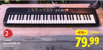 Lidl Yamaha Keyboard PSR-F52 aanbieding