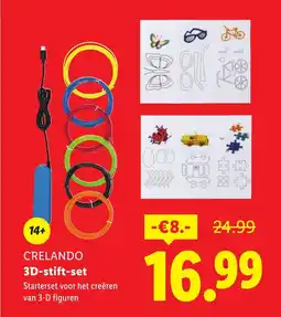 Lidl Crelando 3D Stift Set aanbieding