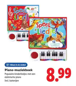 Lidl Piano Muziekboek aanbieding