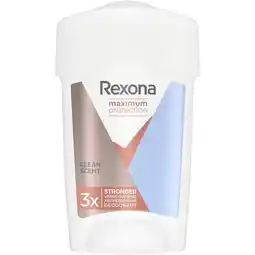 Etos Rexona Woman Maximum Protection Clean Scent Deodorant Stick 45 ML aanbieding