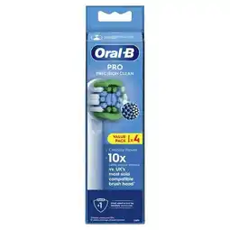 Etos Oral-B Precision Clean Opzetborstels Wit - 4 Stuks aanbieding