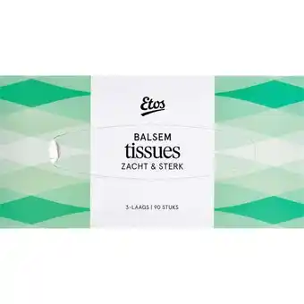 Etos Etos Balsam 3-Laags Tissues 90 stuks aanbieding