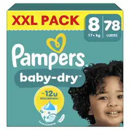 Etos Pampers Baby Dry XXL Pack Luiers Maat 8 17+ KG 78 Stuks aanbieding