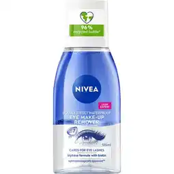 Etos NIVEA Double Effect Waterproof Oogmake-up Remover 125 ML aanbieding
