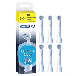 Etos Oral-B iO Ultimate Clean Opzetborstels Wit 6 Stuks aanbieding