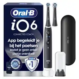 Etos Oral-B iO 6N Zwart Elektrische Tandenborstel aanbieding