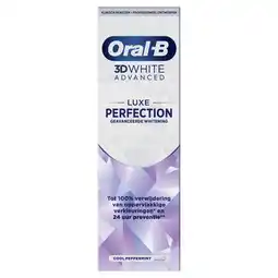 Etos Oral-B 3D White Luxe Perfection Tandpasta - 75 ML aanbieding