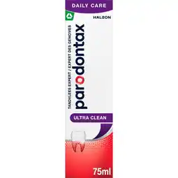 Etos Parodontax Ultra Clean Dagelijkse Tandpasta Tegen Bloedend Tandvlees 75 ML aanbieding