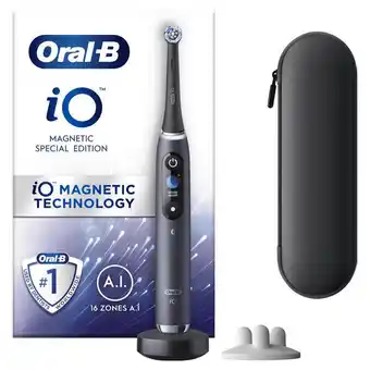 Etos Oral-B iO Magnetic Zwart Elektrische Tandenborstel Special Edition aanbieding