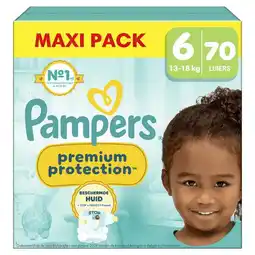 Etos Pampers Premium Protection Maxi Pack Luiers Maat 6 13-18 KG 70 Stuks aanbieding