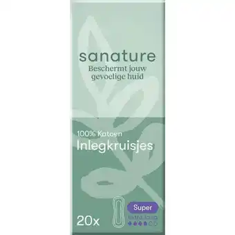 Etos Sanature 100% Katoenen Inlegkruisjes Super 20 stuks aanbieding