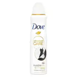 Etos Dove Advanced Care Invisible Dry Anti-transpirant Deodorant Spray 150 ML aanbieding