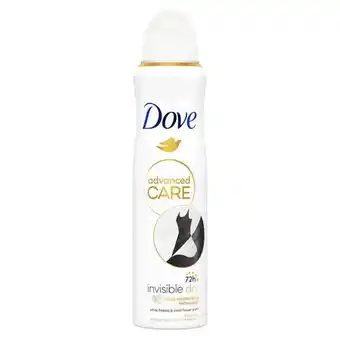 Etos Dove Advanced Care Invisible Dry Anti-transpirant Deodorant Spray 150 ML aanbieding