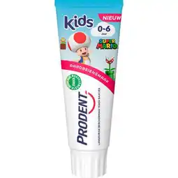 Etos Prodent Kids 0-6 jaar Mario Tandpasta 75 ML aanbieding