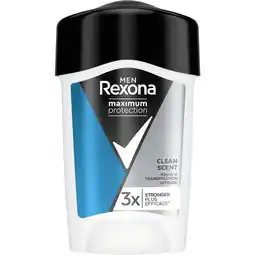 Etos Rexona Men Maximum Protection Clean Scent Deodorant Stick 45 ML aanbieding