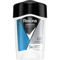 Etos Rexona Men Maximum Protection Clean Scent Deodorant Stick 45 ML aanbieding