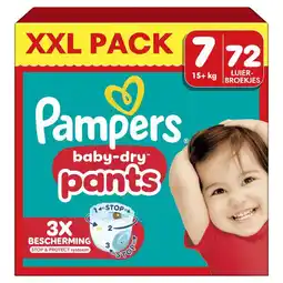 Etos Pampers Baby Dry Pants XXL Pack Luierbroekjes Maat 7 15+ KG 72 Stuks aanbieding