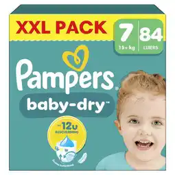 Etos Pampers Baby Dry XXL Pack Luiers Maat 7 15+ KG 84 Stuks aanbieding
