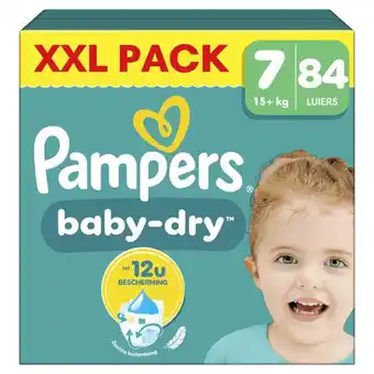 Etos Pampers Baby Dry XXL Pack Luiers Maat 7 15+ KG 84 Stuks aanbieding