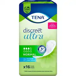 Etos TENA Discreet Ultra Normal Verband 16 stuks aanbieding
