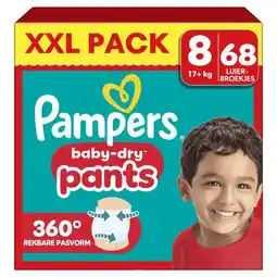 Etos Pampers Baby Dry Pants XXL Pack Luierbroekjes Maat 8 19+ KG 68 Stuks aanbieding