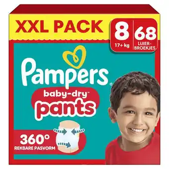 Etos Pampers Baby Dry Pants XXL Pack Luierbroekjes Maat 8 19+ KG 68 Stuks aanbieding