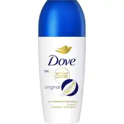 Etos Dove Advanced Care Original Anti-Transpirant Deodorant Roller 50 ML aanbieding