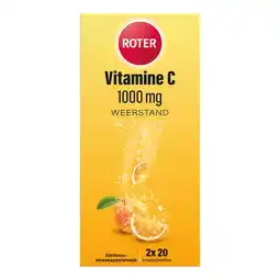 Etos Roter Vitamine C Bruis 1000 mg Abrikoos-Sinaasappel 40 bruistabletten aanbieding
