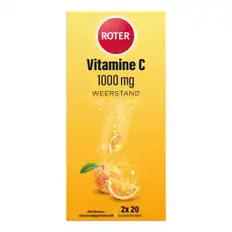 Etos Roter Vitamine C Bruis 1000 mg Abrikoos-Sinaasappel 40 bruistabletten aanbieding