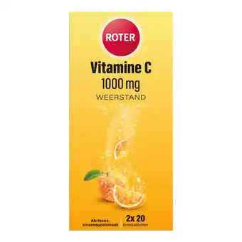 Etos Roter Vitamine C Bruis 1000 mg Abrikoos-Sinaasappel 40 bruistabletten aanbieding