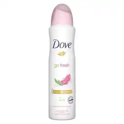 Etos Dove Go Fresh Pomegranate Anti-Transpirant Deodorant Spray 150 ML aanbieding
