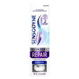 Etos Sensodyne Clinical Repair Active White Tandpasta - 75ML aanbieding