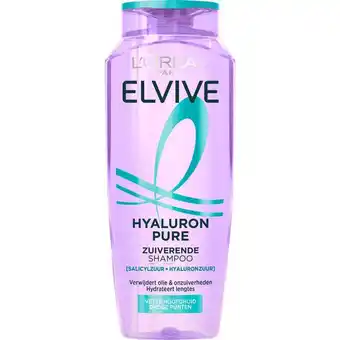 Etos L'Oréal Paris Elvive Hyaluron Pure Shampoo 250 ML aanbieding