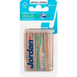 Etos Jordan Dental Stick Double Ended Regular 100 Stuks aanbieding