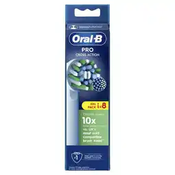 Etos Oral-B Cross Action Opzetborstels Wit - 8 Stuks aanbieding
