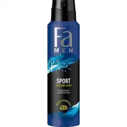 Etos Fa Men Sport Deodorant Spray 150 ML aanbieding