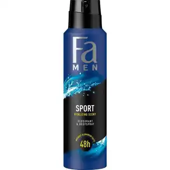 Etos Fa Men Sport Deodorant Spray 150 ML aanbieding