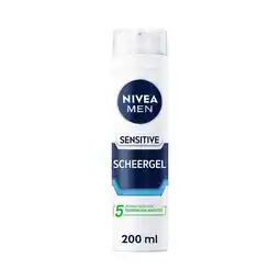 Etos NIVEA MEN Sensitive Scheergel 200 ML aanbieding