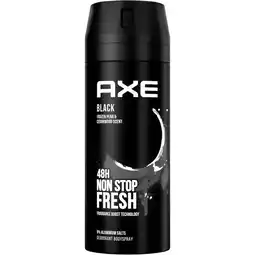 Etos Axe Black Deodorant Bodyspray 150 ML aanbieding