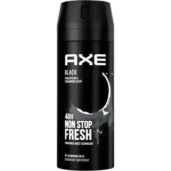 Etos Axe Black Deodorant Bodyspray 150 ML aanbieding