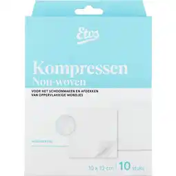 Etos Etos Gaaskompressen 10 x 10 CM 10 stuks aanbieding