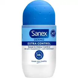 Etos Sanex Dermo Extra Control Deodorant Roller 50 ML aanbieding