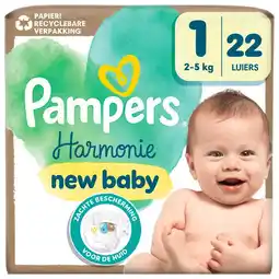 Etos Pampers Harmonie Luiers Maat 1 2-5 KG 22 Stuks aanbieding