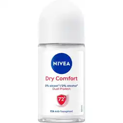 Etos NIVEA Dry Comfort Deodorant Roller 50 ML aanbieding