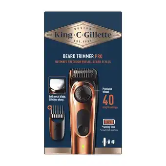 Etos King C. Gillette PRO Baardtrimmer aanbieding