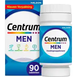 Etos Centrum Men Multivitaminen Tabletten 90 stuks aanbieding